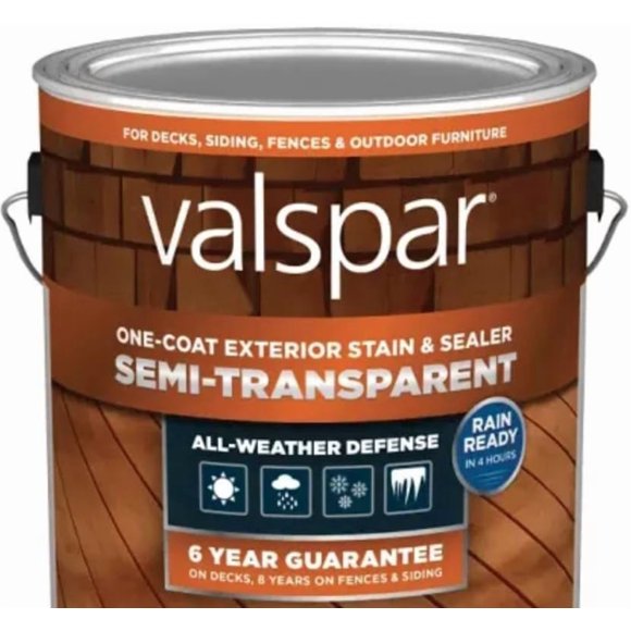 Sellador Valspar para Exterior Semi-Transparente 1 Galón
