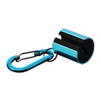 Magideal - Clip Para Caña De Pescar Creek Con Llavero Clips Para Caña De Pescar Con Mosca Superficie Lisa Accesorios Ligeros Fácil De Instalar Y Quitar Materiale Azul