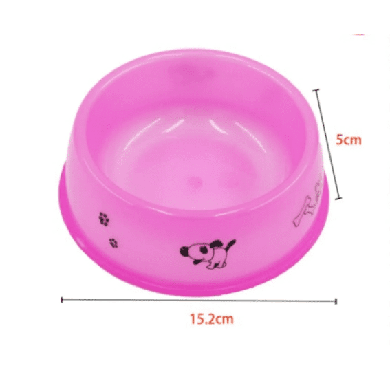 Genérico - Plato De Comida Para Mascota Plastico 152x5cm