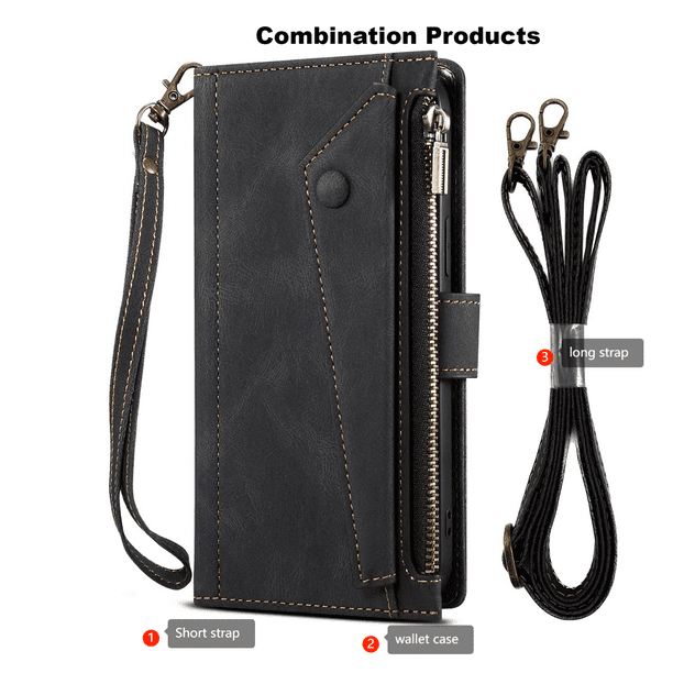 Leather Wallet Phone Case Flip Cover Magnetic Phone Case Android Wallet Case Samsung Galaxy S23 UITRA/S23 PLUS/S23/S22 UITRA/S22 PLUS/S22/S2 UITRA/S21 PLUS/S21
