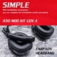 thumbnail image 4 of Almohadillas para la cabeza compatibles con los auriculares Astro A50 GEN 4, 4 of 7