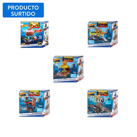 Hot Wheels City Pista Downtown con Auto 1:64 4+