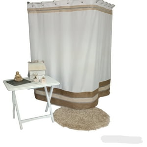 Gios - Cortina Baño Muselina Beige