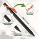 thumbnail image 2 of 6/12pcs Aluminum Ground Nail, Tent Stakes With Reflective Rope Nail Lightweight Tent Pegs For Gardening Camping Trip Hiking(black), 2 of 4