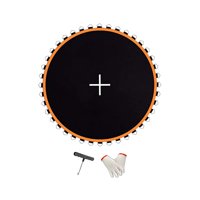 Magideal - Almohadilla De Trampolín, Estera De Salto De Repuesto, Estera De Reparación De Malla, Almohadilla De Salto De Trampolín Reutilizable Impermeable, Paño 10 Pies Con 60 Hebillas