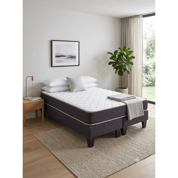 Cama Europea 2 plazas Basic Home Factory