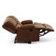 thumbnail image 3 of Bergere Perugia Reclinable 2 Cuerpos Tela Velvet Chocolate, 3 of 7