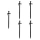 thumbnail image 1 of 5x Carpas Con Clavos Resistentes, Inflexibles, Con Anilla De Cuerda, Estacas Para Acampar, 30 Cm, 1 of 4