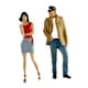 thumbnail image 2 of 2 Piezas 1/64 Figuras De Mujeres Y Hombres Adorno De Escritorio Modelo De Personas Pequeñas Decoración Rojo Caqui, 2 of 3