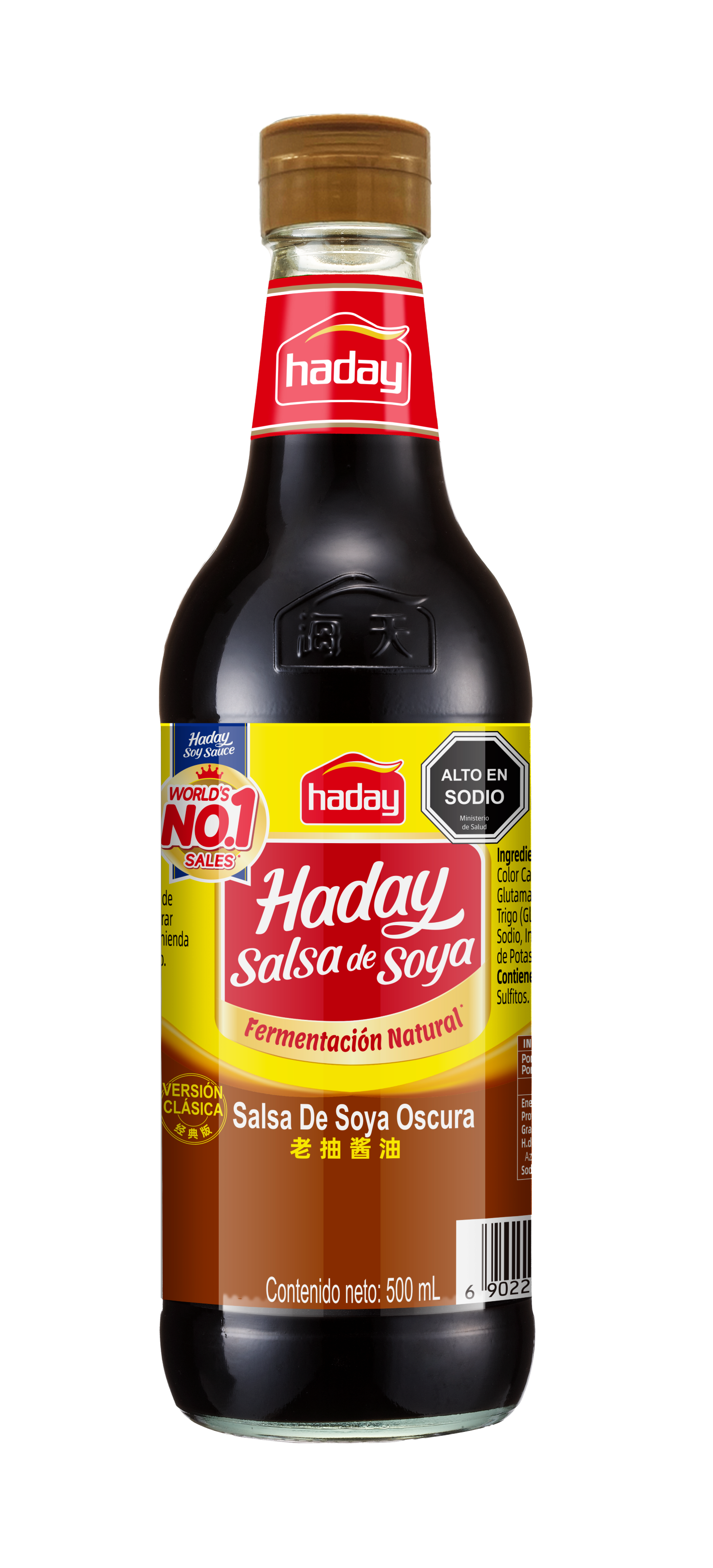 Salsa De Soya Oscura Haday 500Ml