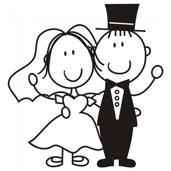 Decomural Bride And Groom Marriage Wedding WS-17151