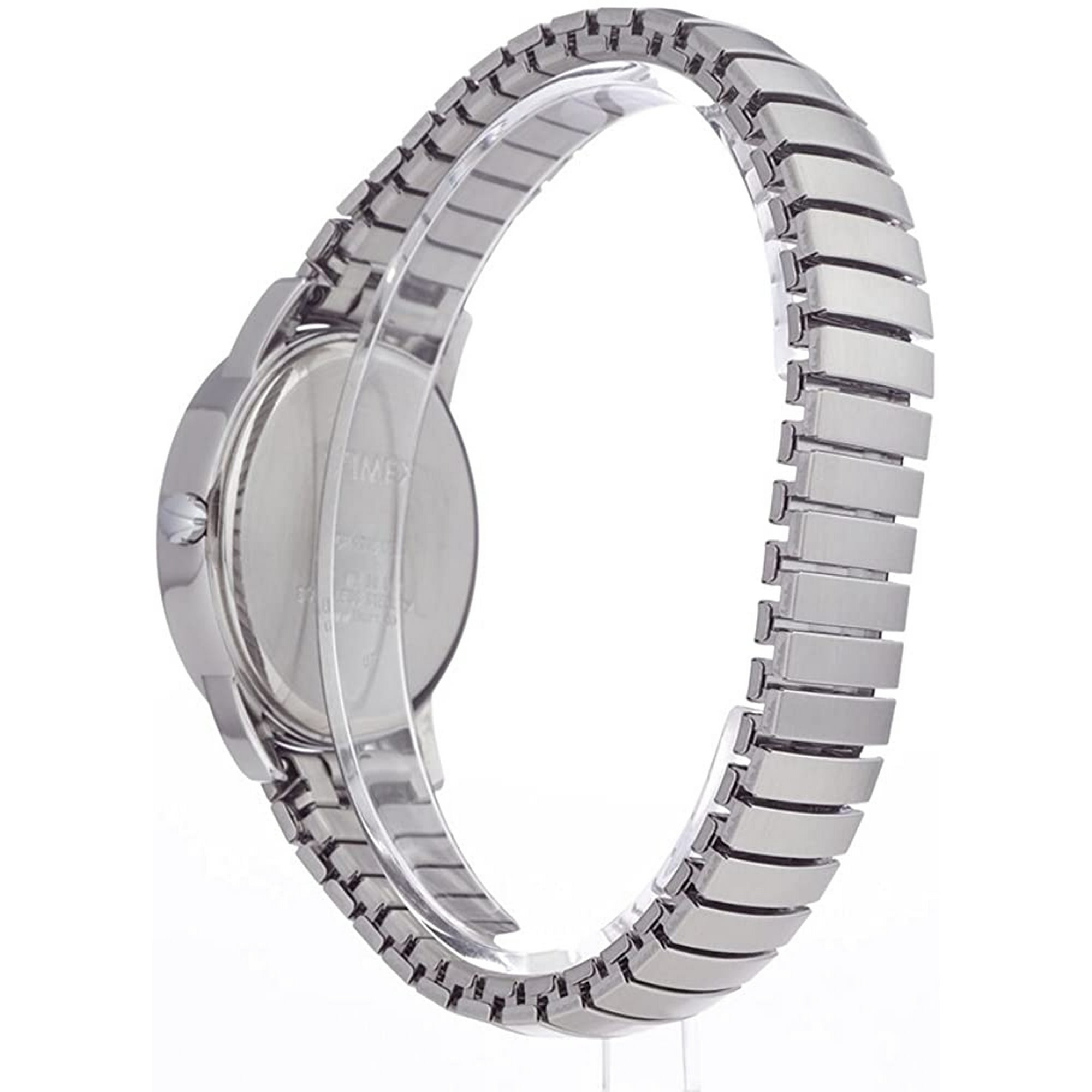 Timex Reloj De Banda De Expansión Con Fecha De Fácil Lectura Para Hombre