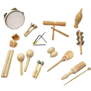 Bothyi - 13X Instrumentos Musicales Para Niños Pequeños Juego De Juguetes Para Niños Percusión Para Bebés