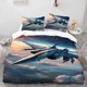 thumbnail image 1 of Sci-Fi Fighter Jet Illustration Bedding Set Soft and Comfortable for All Seasons Ideal for Home and Bedroom Decor, 1 of 5