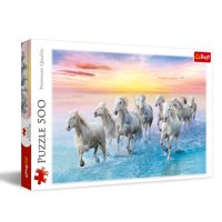 Rompecabezas Trefl Galoping White Horses 500 Piezas