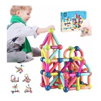 Atlas - Juguete Didáctico Varillas Magnéticos 64 Piezas