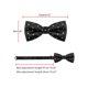 thumbnail image 4 of INSPIRE CHIC Corbatas de Lazo de Lunares para Hombres Pre-Anudadas para Bodas y Negocios Negro, 4 of 5
