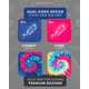 thumbnail image 2 of Bolsas para Cornhole Play Platoon Pack de 8 Tie‑Dye 15 cm, 2 of 9