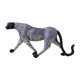 thumbnail image 4 of Estatua De Leopardo De Resina, Adorno Decorativo De Leopardo Para Mesa, Chimenea, Balcón, Plateado, 4 of 5