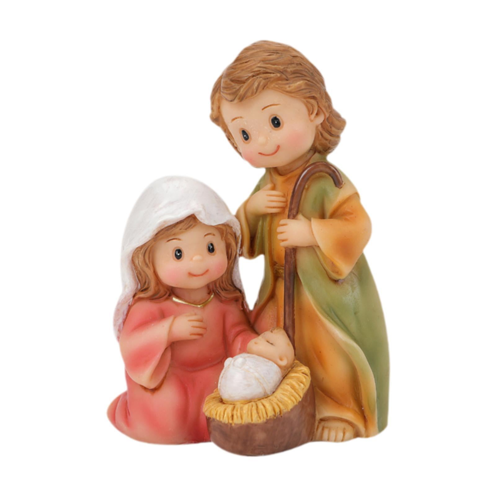 Bothyi - Adorno Navideño Con Diseño De Belén Para Pasillo, Dormitorio, Chimenea, Sin Luz