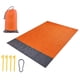thumbnail image 2 of Manta De Picnic Al Aire Libre Alfombra De Playa Impermeable Campamento Alfombra A Prueba De Arena Naranja, 2 of 3