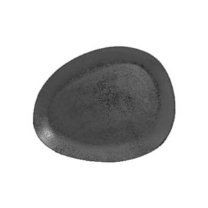 Rak Porcelain - Set De 6 Plato Porcelana Negro 27Cm Karbon Rak
