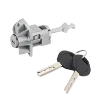 Magideal - Conjunto De Barril De Cilindro De Cerradura De Puerta Delantera, Accesorios De Repuesto Para Lado Izquierdo Del Conductor Llaves, Cerradura De Para X3