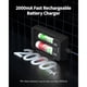 thumbnail image 3 of Cargador EBL Smart para Baterías Recargables 18650 3.7V, 3 of 3