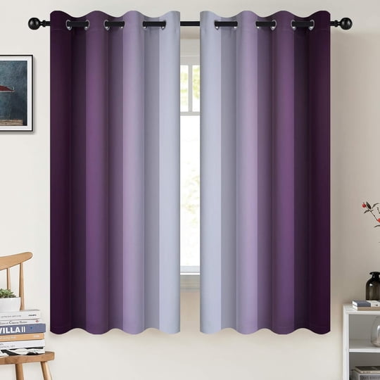 Cortinas Blackout Cosviya Degradé Con Ojales