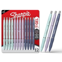Bolígrafos De Gel Sharpie S-Gel 0.7Mm Tinta Negra Paquete De 12