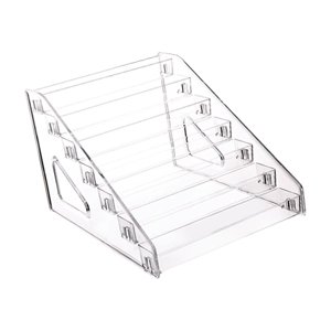 Bothyi - Estante De Exhibición Vertical De Acrílico, Soporte Transparente Para Insignias, Mini Medallas De Muñecas, 7 Niveles