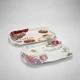 thumbnail image 1 of Bandeja Melamina 40cm con Asas Diseño Café y Flores, 1 of 5