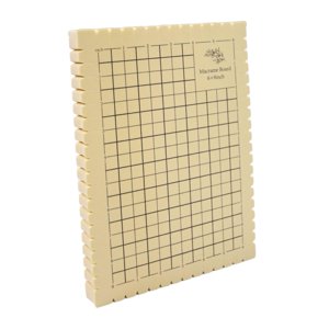 Magideal - Tablero De Macramé Con Rejilla Para Proyectos De Tejido Y Nudos Herramienta Esencial Para Crear Pulseras Y Joyas Diseño Portátil Y Práctico Adecuado 191 X 266 Cm