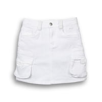 Falda Niña Blanco Pillin