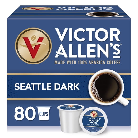 Cápsulas de café Seattle Dark Roast de Victor Allen, 80 unidades