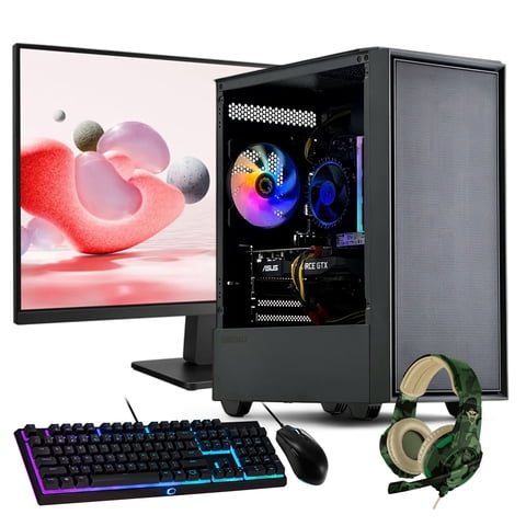 Hyperpc.Cl - Pc Gamer + Monitor 24 + Perif: Intel Core I3 14100 16Gb 500Gb Uhd 730