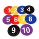 thumbnail image 5 of 10 Uds. Marcadores De Puntos Numerados Para Suelo De Cancha De Entrenamiento De Fútbol De Baloncesto Coloridos, 5 of 5
