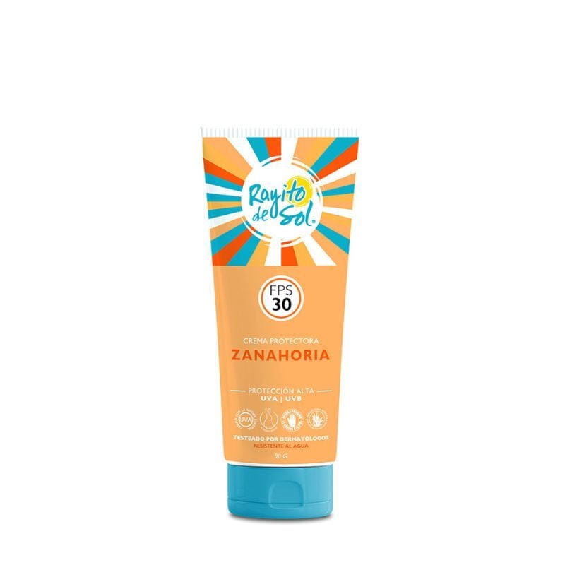 Crema Protectora Solar Rayito De Sol Zanahoria