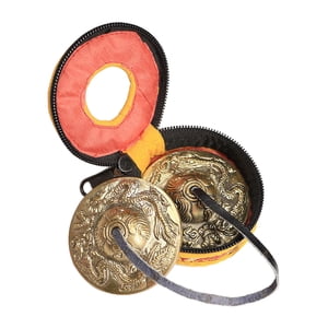 Magideal - Platillos Tibetanos Tingsha, Campanas De Meditación, Latón, 6,5 Cm, Decoración De Yoga, Tamaño Pequeño, Regalo Creativo, Instrumento De Percusión, , Estilo C