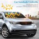 thumbnail image 3 of El Mago de la Ciudad Esmeralda Sombrilla Solar para Auto - Protector de Parabrisas Plegable | Cortina Solar Delantero | Bloqueo UV y Aislamiento de Calor 133x73cm, 3 of 6