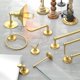 thumbnail image 5 of Robe Hook Gatco Designer II de latón cepillado para montaje en pared, 5 of 5