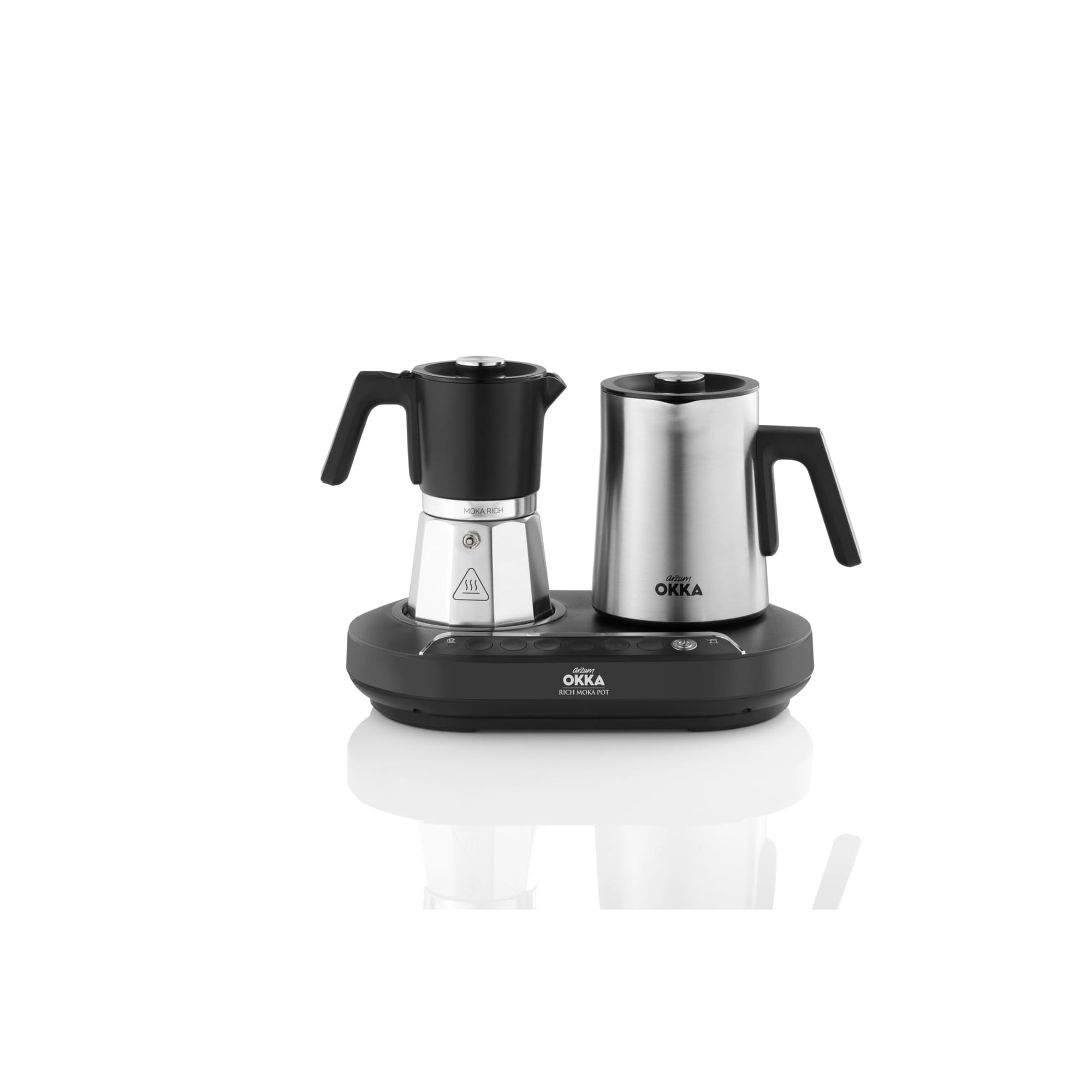 Cafetera Arzum Okka Moka Con Espumador De Leche, 5 Tazas