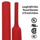 thumbnail image 5 of Rollo de tubos termorretráctiles XHF 3:1, impermeable, rojo, 4,8 mm, 25 m, 5 of 7