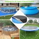 thumbnail image 5 of Cubierta de piscina para perros de 122 cm, portátil, redonda y plegable, para niños, con tela Oxford y cordón ajustable, impermeable y a prueba de polvo (negra) - Solo cubierta, 5 of 7