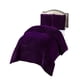 thumbnail image 1 of Cobertores Con Chiporro De Peludos Plaza Y Media 180x200cm Morado, 1 of 3