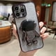 thumbnail image 2 of Gradual Glittering Pink Phone Case With Cartoon Astronaut Holder For,iPhone14/14Plus/14Pro/14ProMax ,iPhone13/13Mini/13Pro/13ProMax ,iPhone12/12Mini/12Pro/12ProMax, ,iPhone11/11Pro/11Pro Max ,iPhoneX, 2 of 3