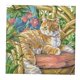 thumbnail image 3 of Kit De Punto De Cruz Estampado De Artesanía - Gato Gato En La Silla 11ct, 3 of 5