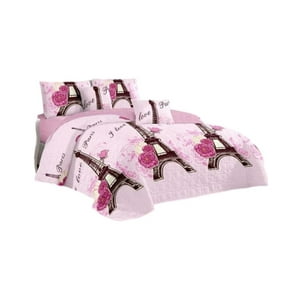 Genérico - Cubrecama Quilt 2 Plazas+2 Fundas Verano Fresco 13N10