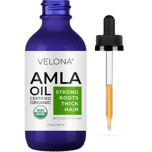 Amla Oil Velona, Certificado Orgánico Por El Usda, 60 Ml, Para Crecimiento Del Cabello