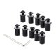 thumbnail image 1 of Kit De Tornillos Universales Para Parabrisas, Pernos M5 De 5mm, Color Negro, 10 Piezas, 1 of 5